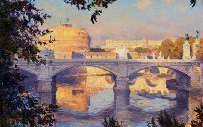 Ponte Sant’ Angelo and the Tiber River