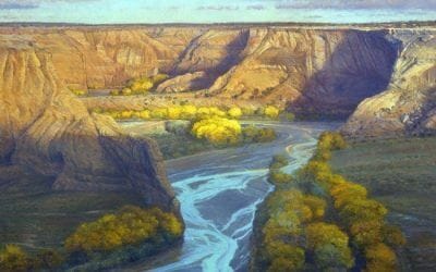 October Evening in Canyon de Celly