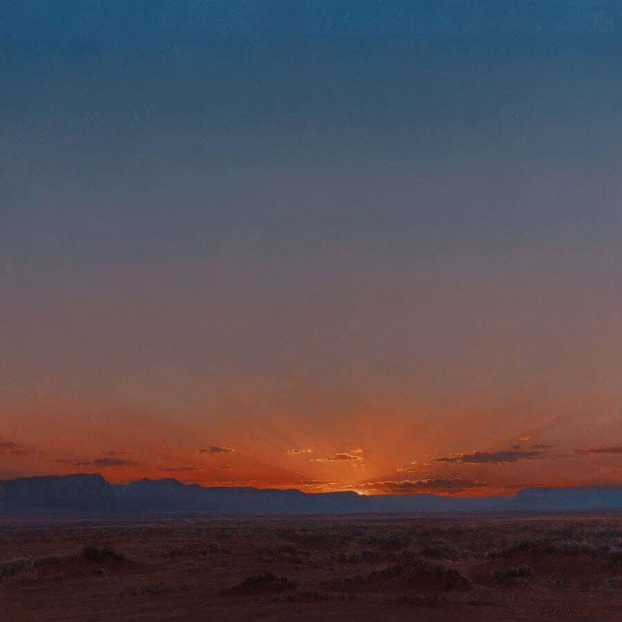 Sunset Over Hoskanini