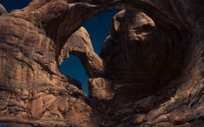 Moonlight on Double Arch