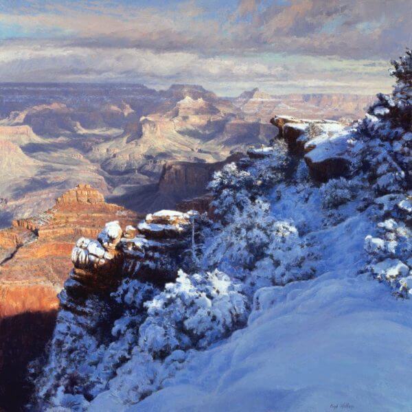 Winter at Mather Point by Curt Walters