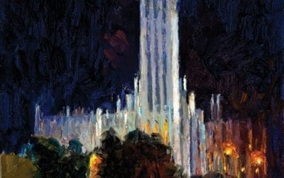 Nocturne Of Boston Avenue Church, Tulsa