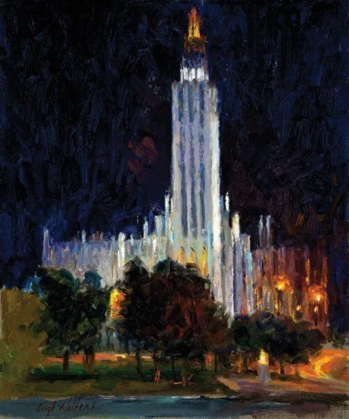 Nocturne Of Boston Avenue Church, Tulsa