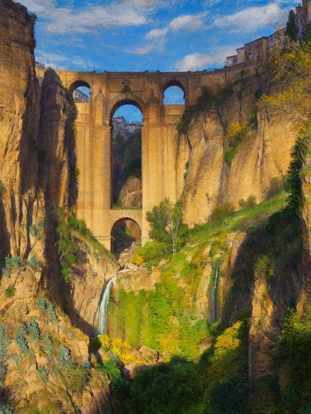 The Puente Nuevo and Rio Guadalevin