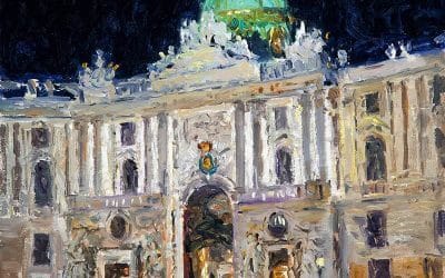 Evening at the Palace Gate – Vienna