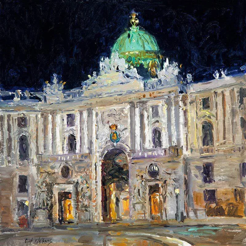 Evening at the Palace Gate – Vienna