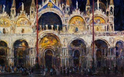 Night Falls on St. Marks