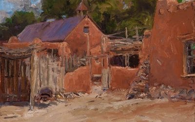 Red walls of Golondrinas