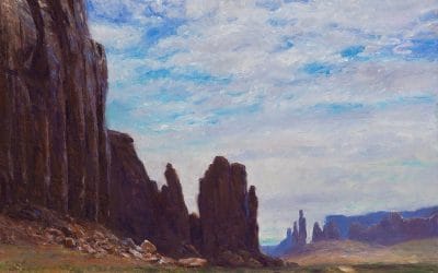 August Morning at Rain God Mesa