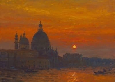 SUNSET ON THE GRAND CANAL