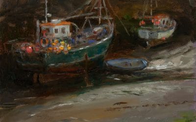 Harbour Wall Shadow, Porthleven