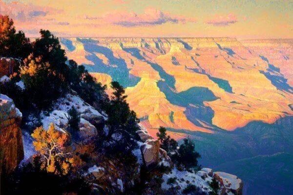 Epilouge 40x60 Grand Canyon painting by Curt Walters