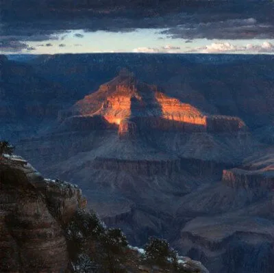 Evening Jewel Grand Canyon painting by Curt Walters