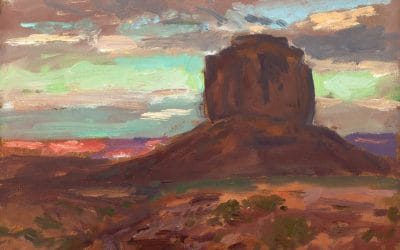 August Evening and Merrick Butte – Monument Valley