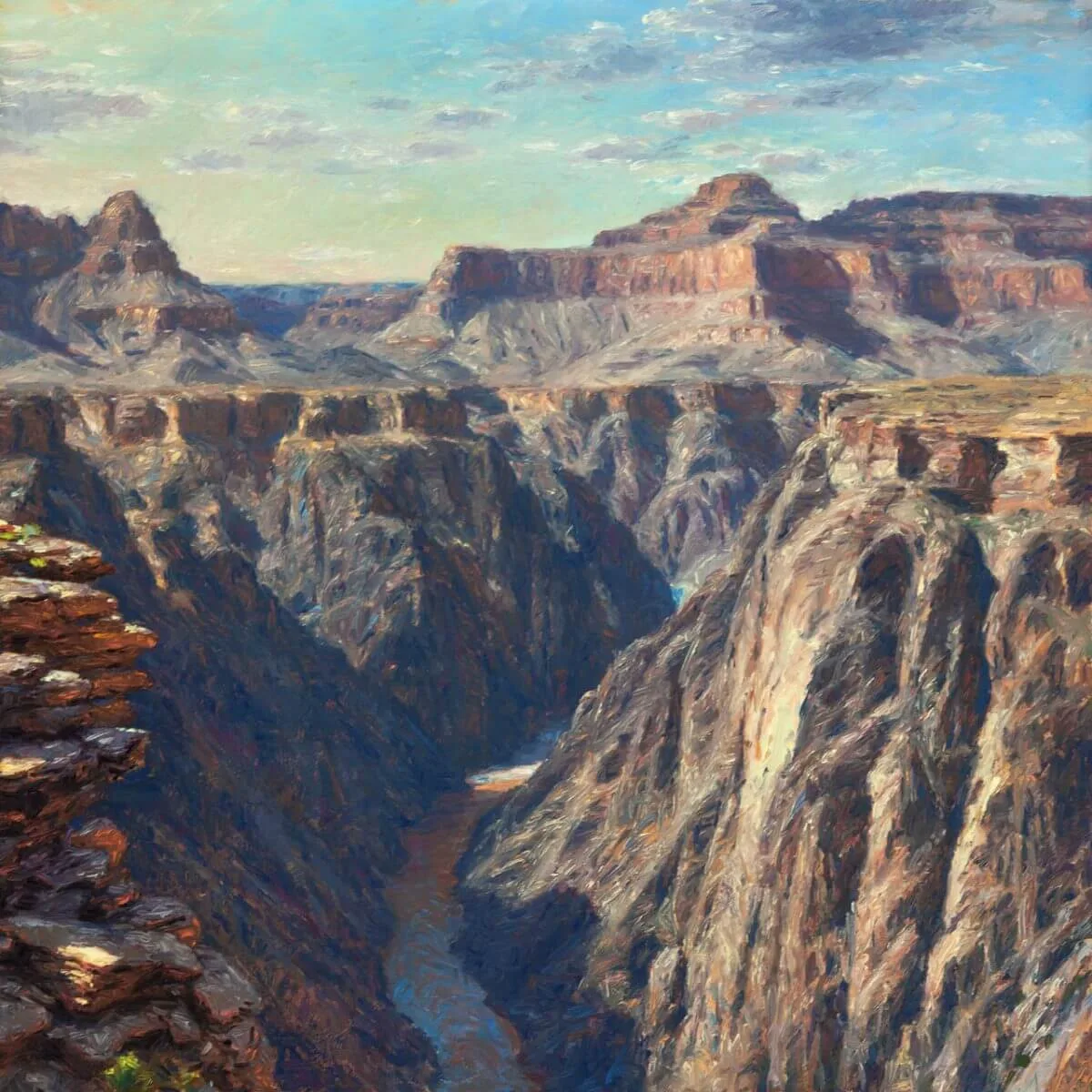 West from Plateau Point