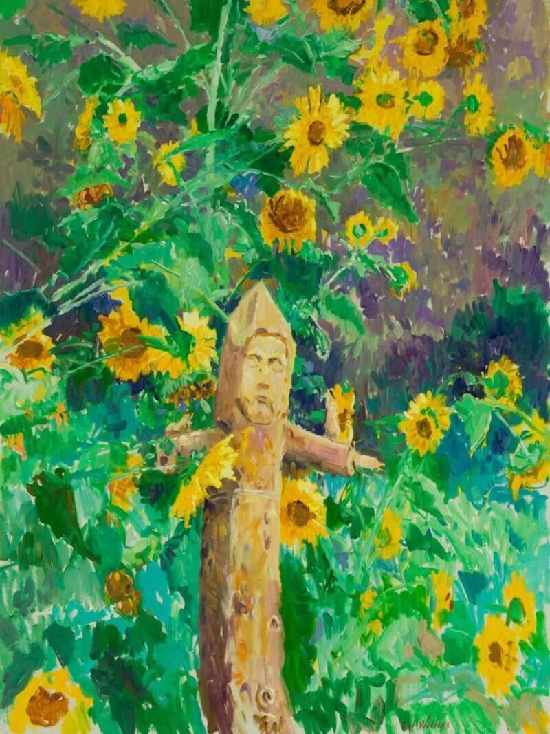 Santo oil on canvas