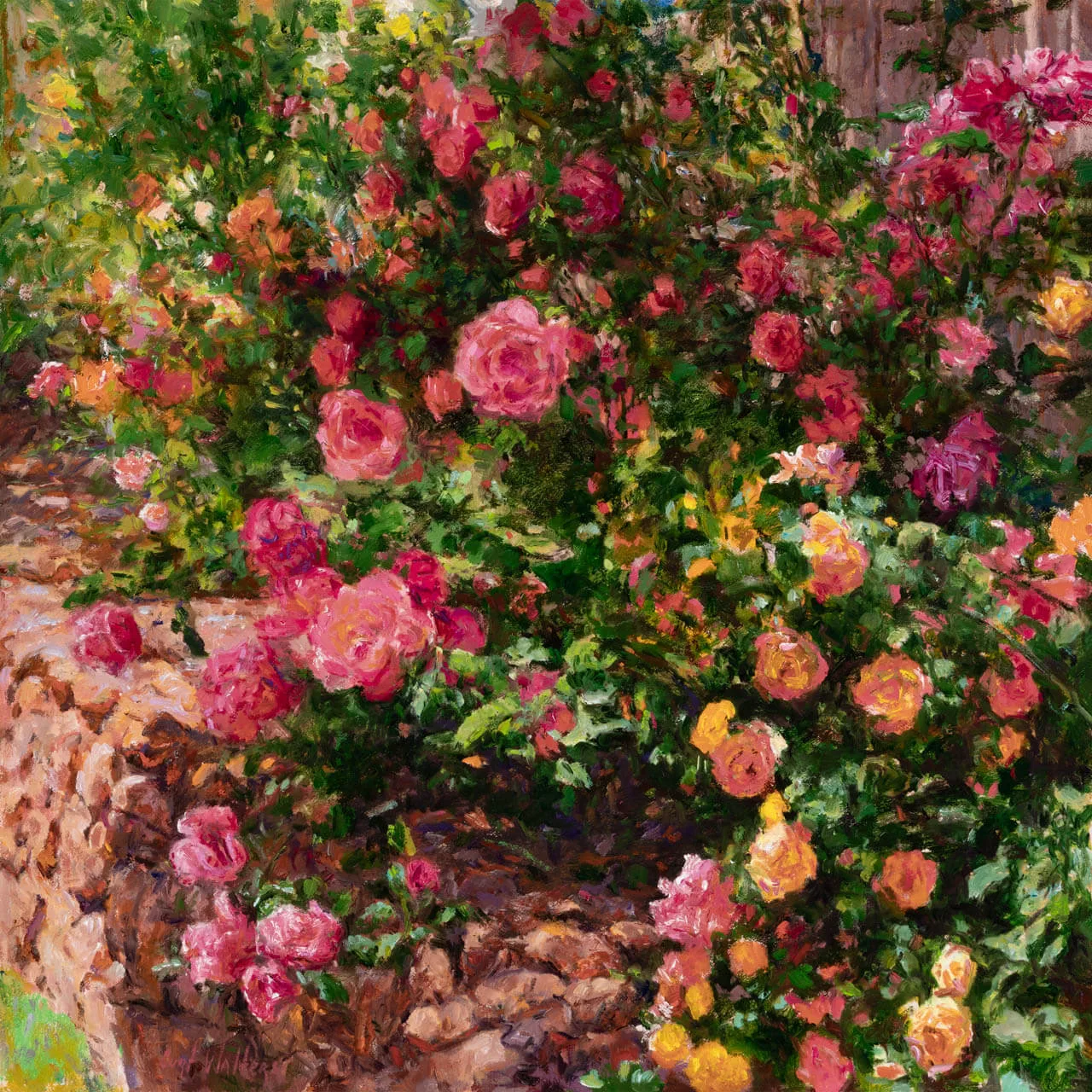 Redolent May, 18” x 18”, oil on canvas board, $9,500.00 by Curt Walters Redolent May, 18” x 18”, oil on canvas board, $9,500.00 by Curt Walters
