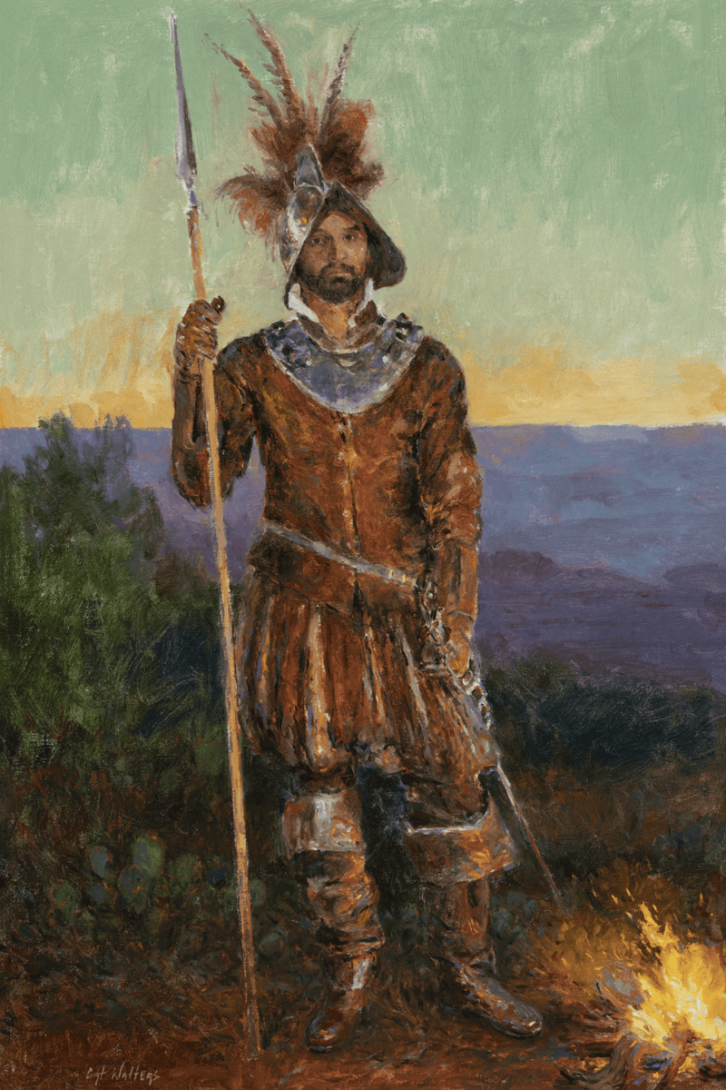 Garcia Lopez de Cardenas, Evening Watch - Grand Canyon 1540