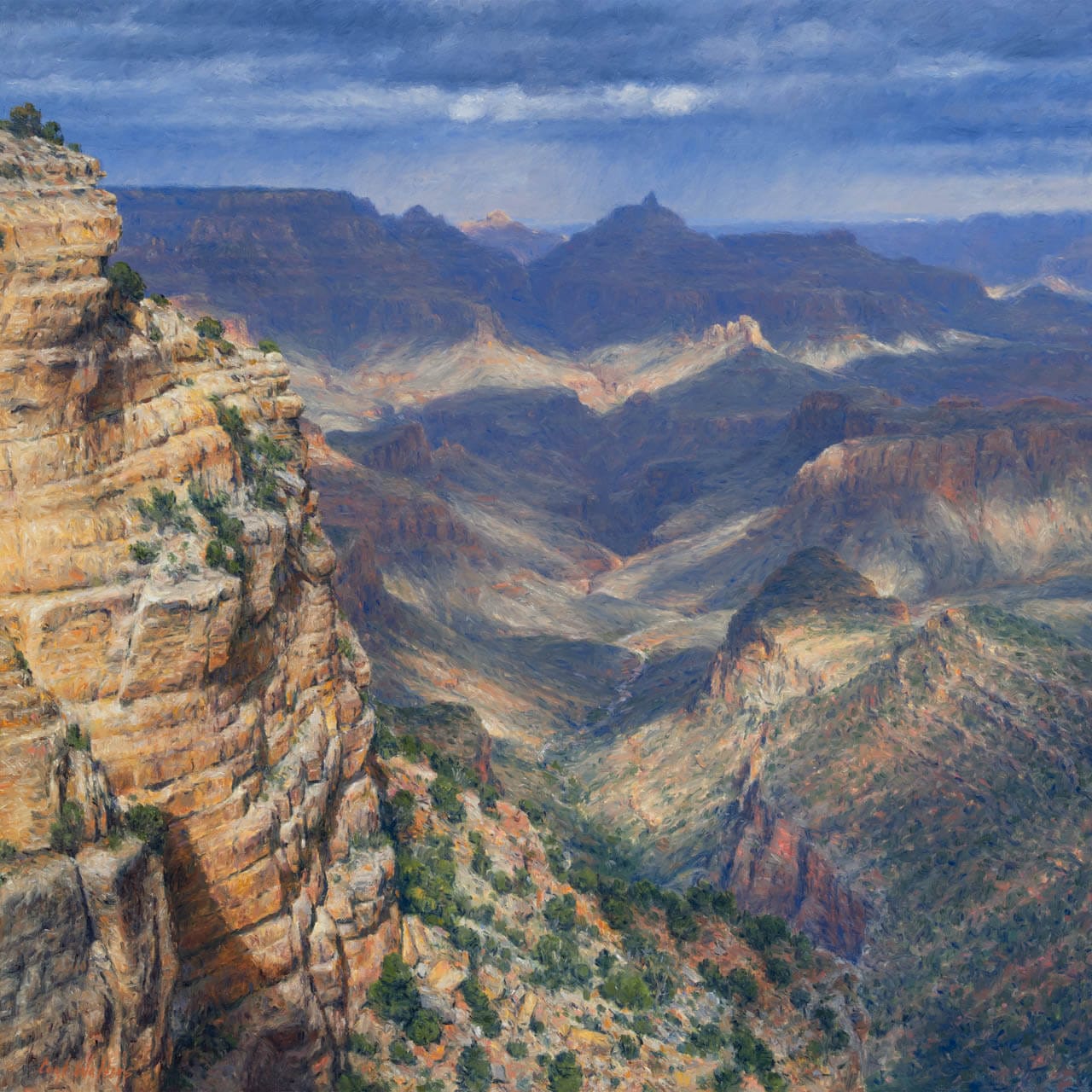 Umbras | 20” x 20” | Oil on Canvas Board | $18,500 Umbras | 20” x 20” | Oil on Canvas Board | $18,500